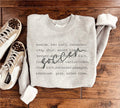 Soccer Words Sweatshirt in Two Colors