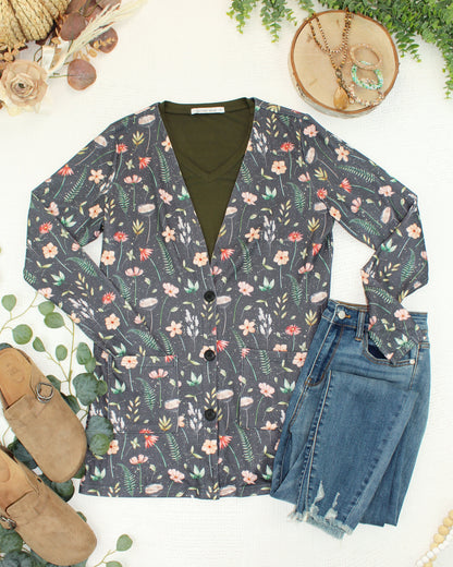 Cori Cardigan - Wildflower Meadow