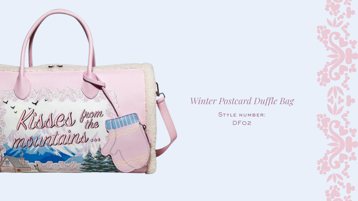 Winter Postcard Duffle Bag